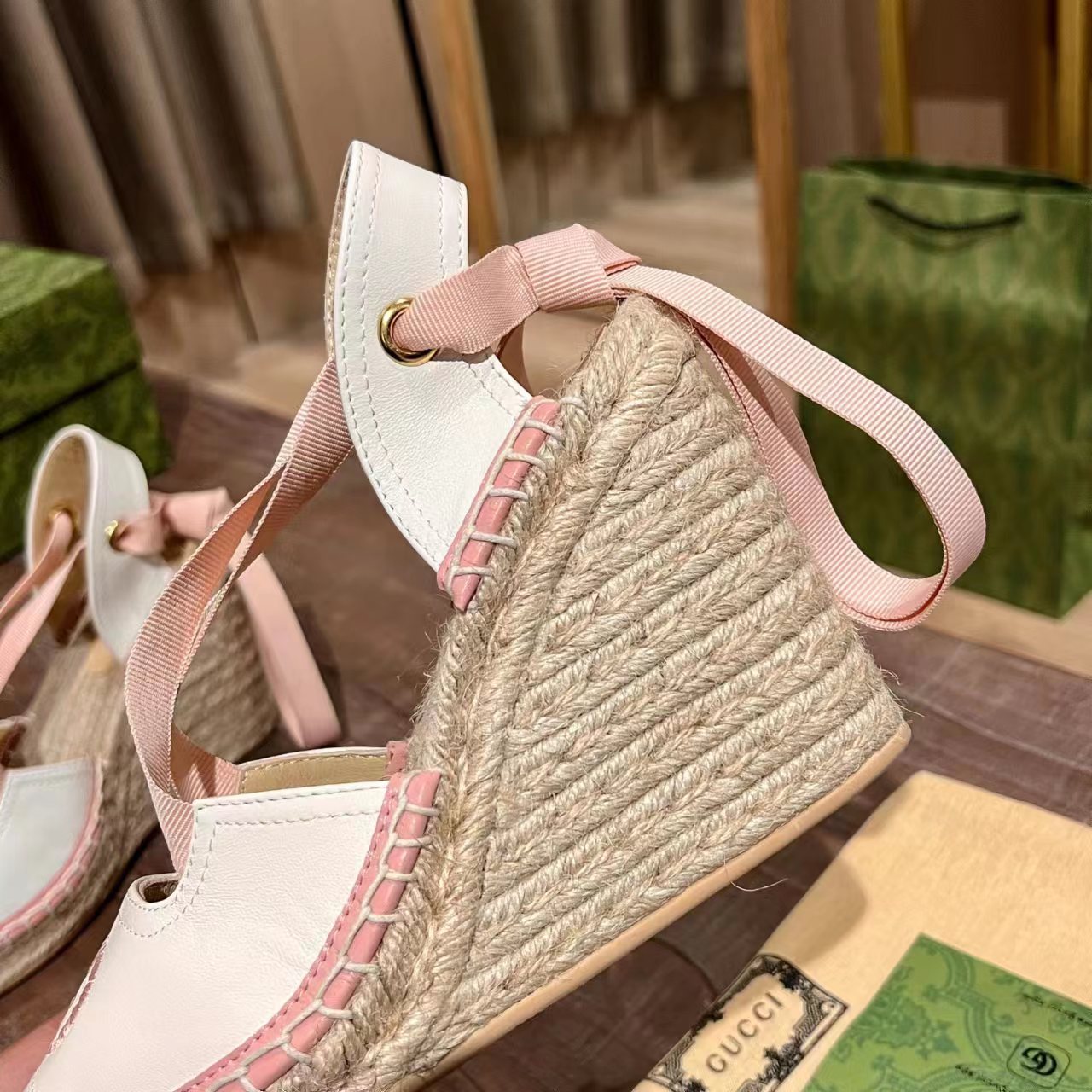 Gucci Wedge Platform Sandal