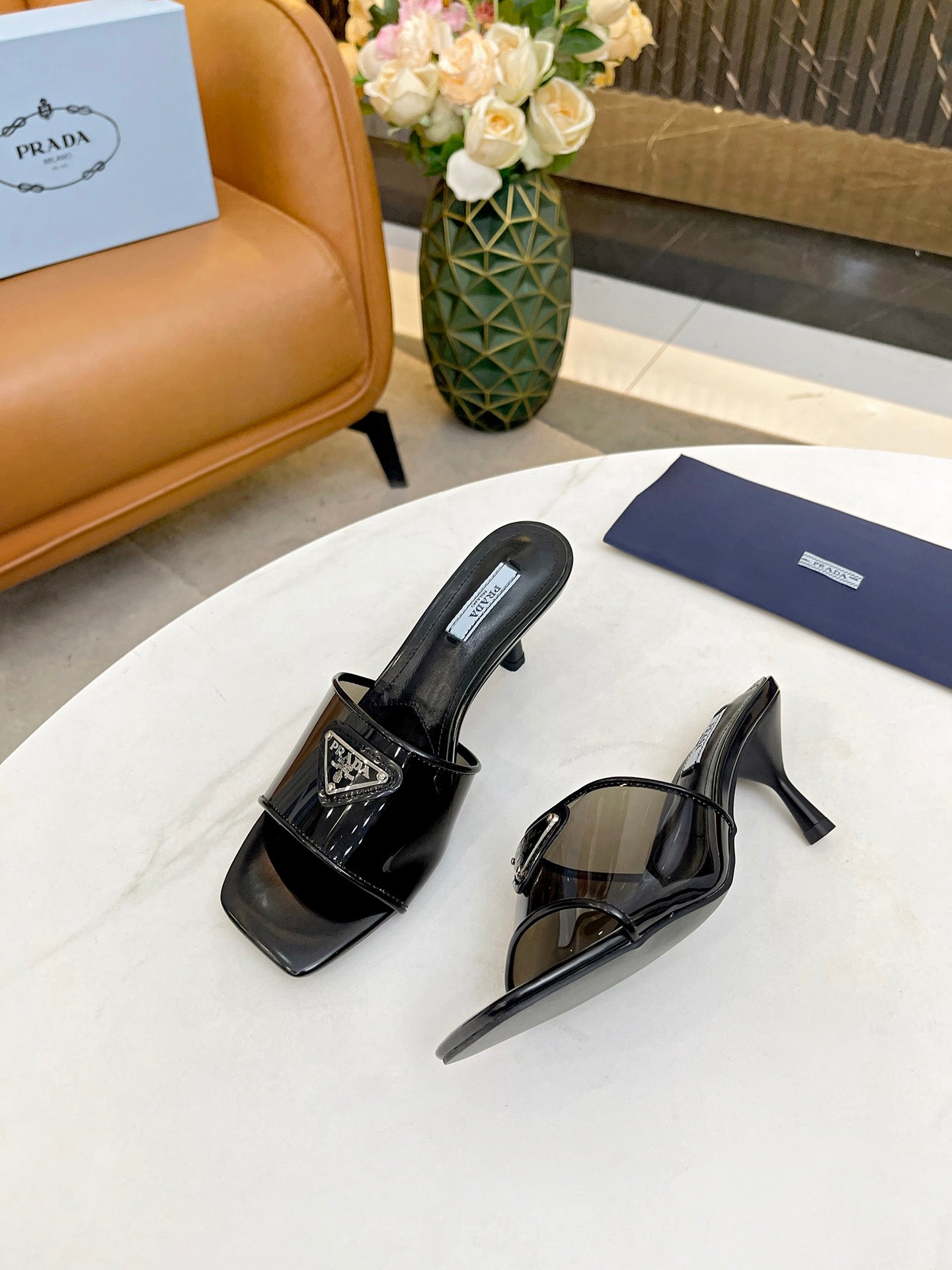 Prada Plexiglas Heels