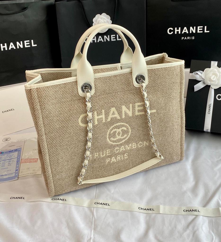 Chanel Deauville Shopping Tote Bag
