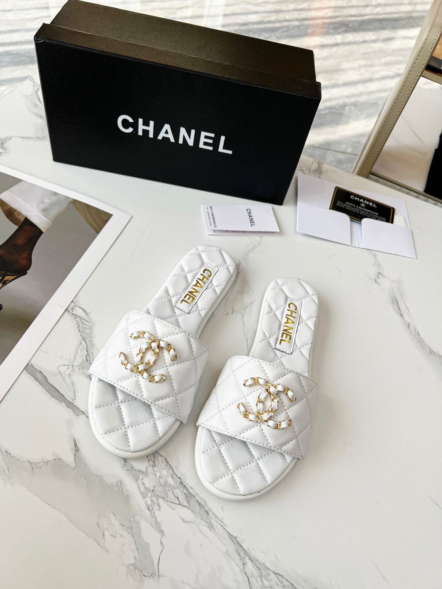 Chanel Slides