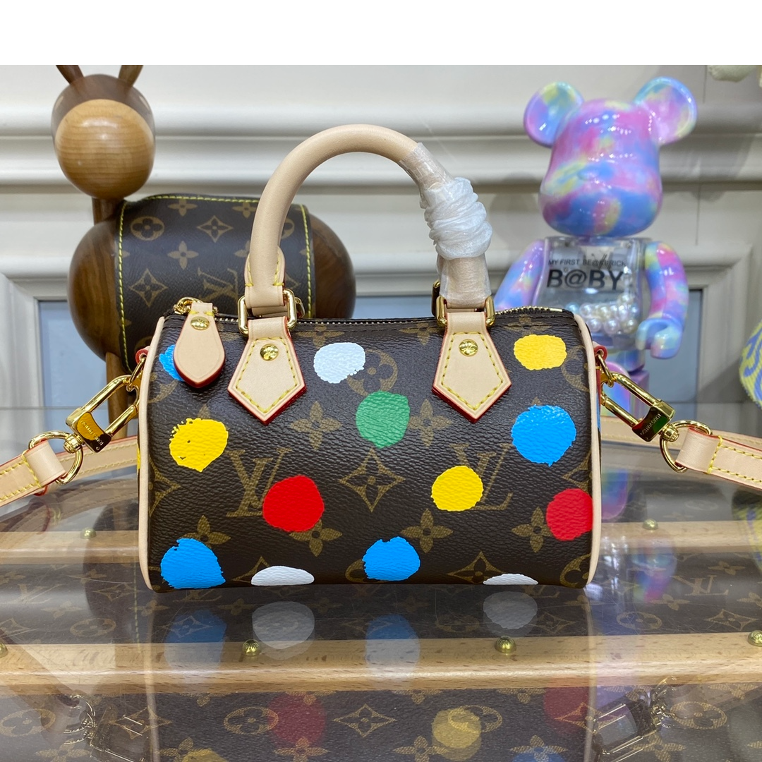 Louis Vuitton Speedy Bandoulière x YK Dots edition