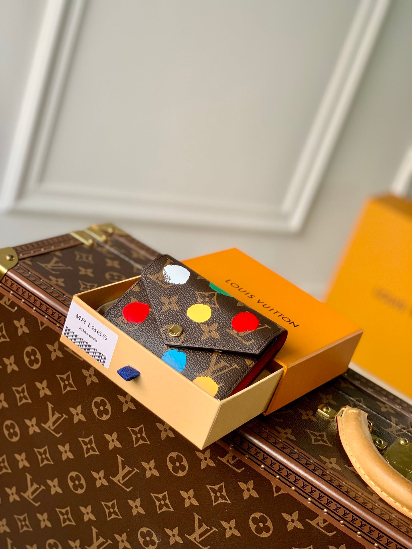 Louis Vuitton Victorine Wallet x YK Dots edition