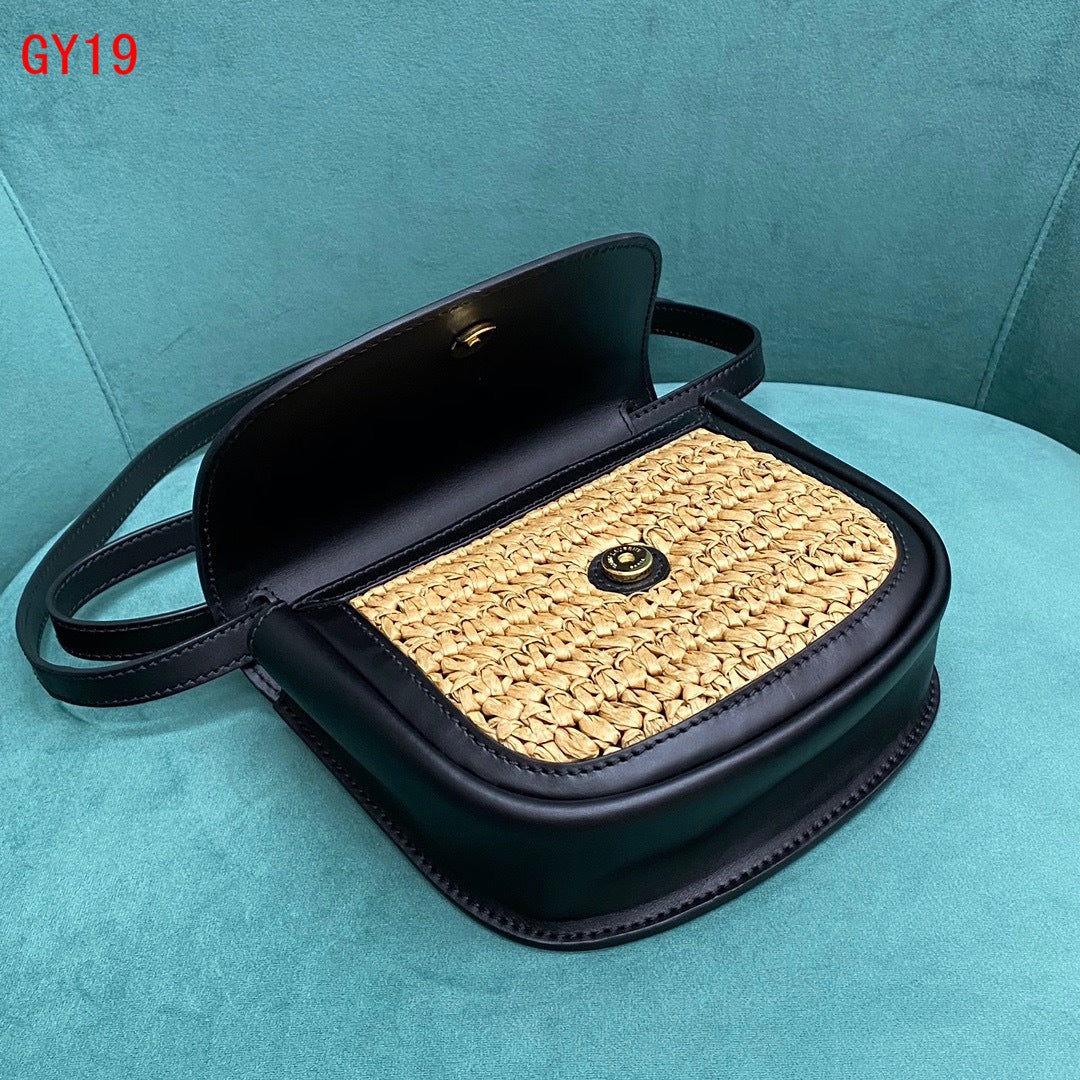 YSL Kaia Raffia bag