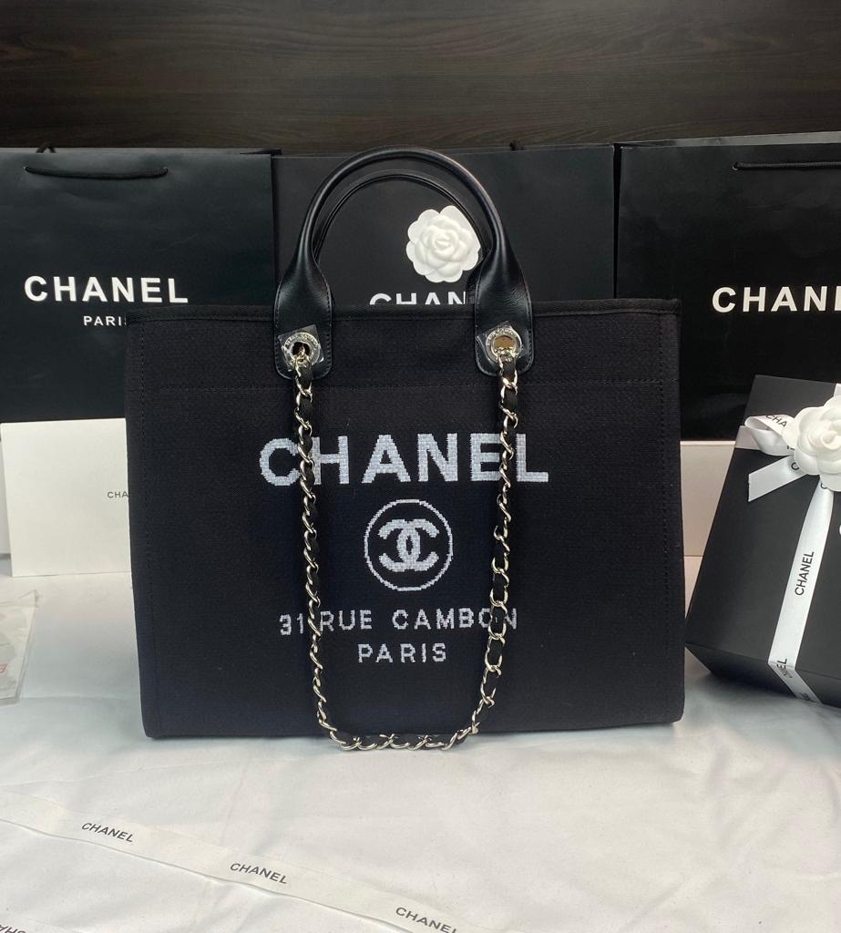 Chanel Deauville Shopping Tote Bag