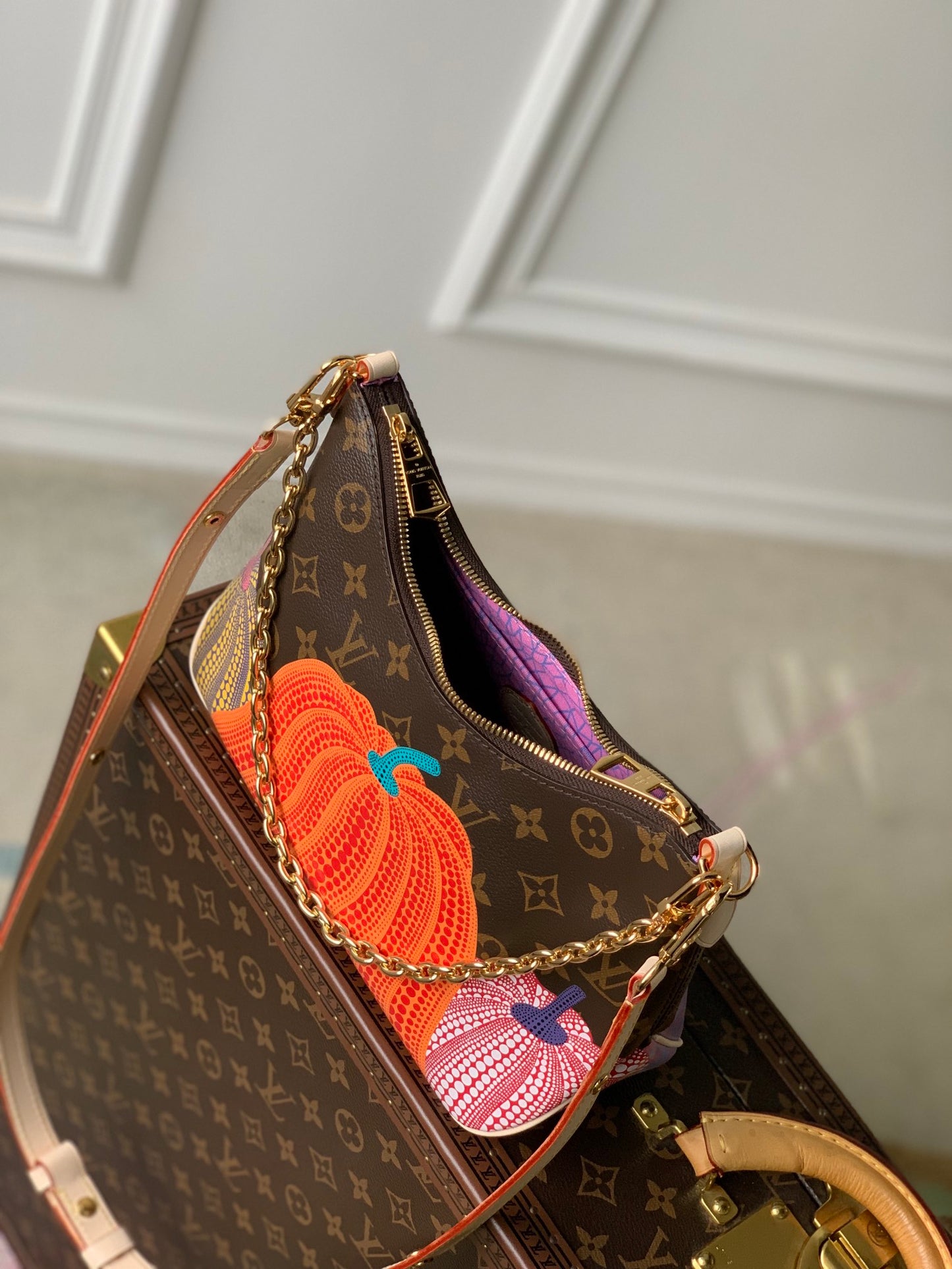 Louis Vuitton Boulogne x YK Pumpkin edition