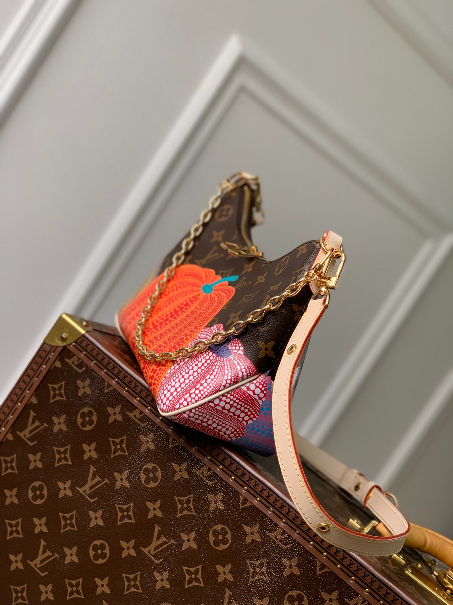 Louis Vuitton Boulogne x YK Pumpkin edition
