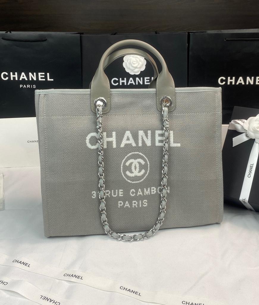 Chanel Deauville Shopping Tote Bag
