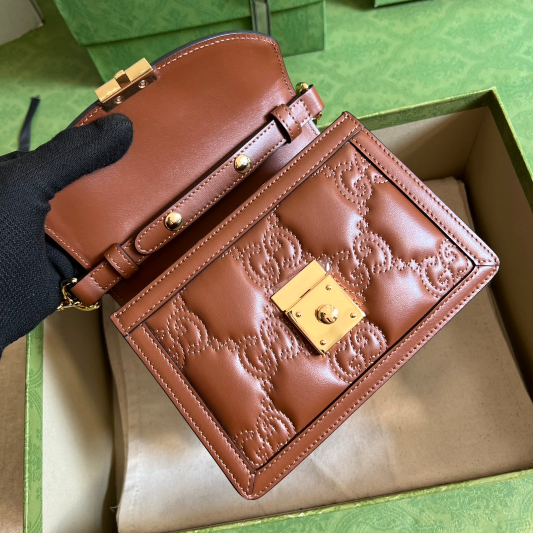 Gucci Matelassé Small Top Handle Bag