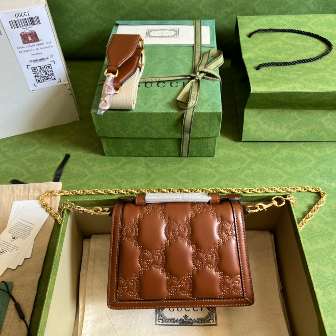 Gucci Matelassé Small Top Handle Bag