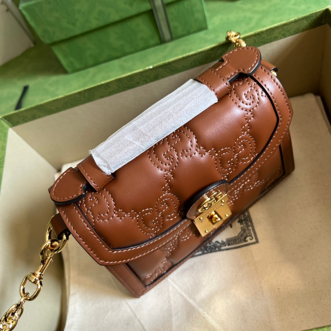 Gucci Matelassé Small Top Handle Bag
