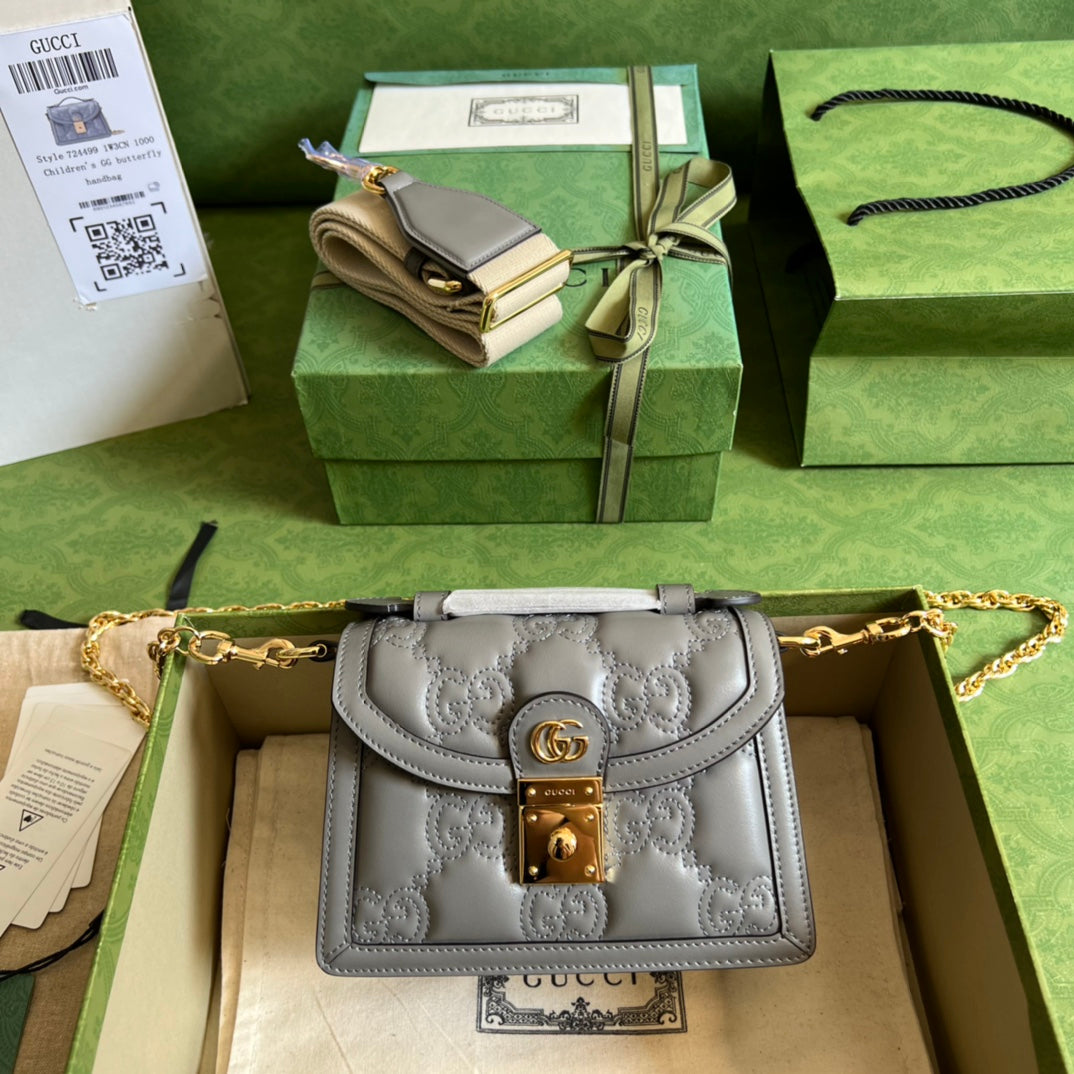 Gucci Matelassé Small Top Handle Bag