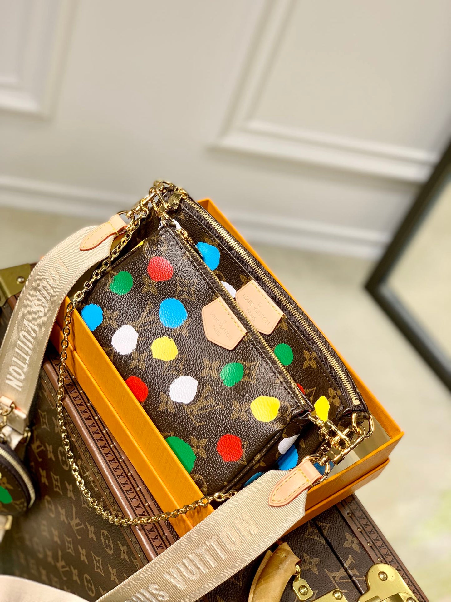 Louis Vuitton Multi Pochette Accessoires x YK Dots edition