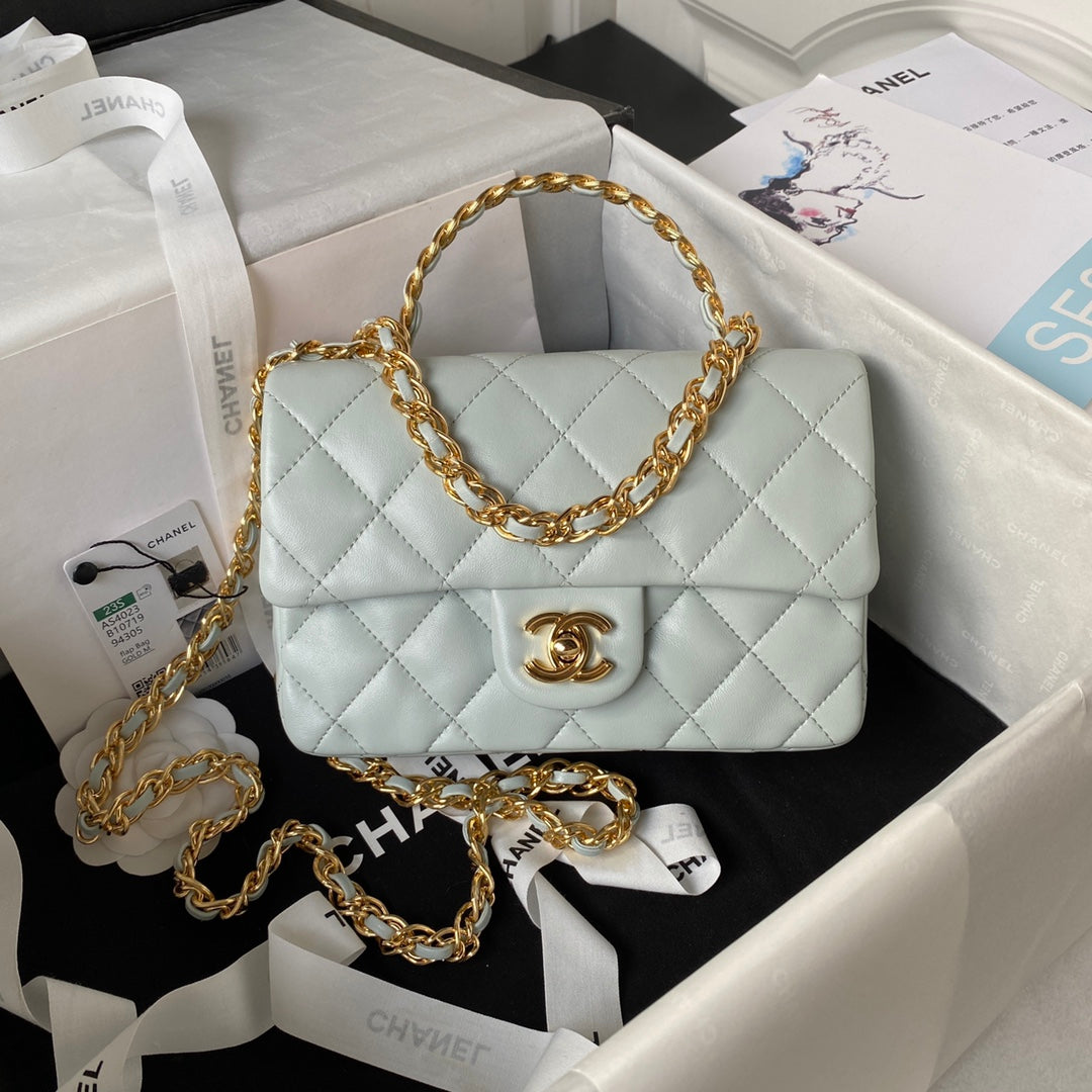 Chanel Flap Bag with Top Handle