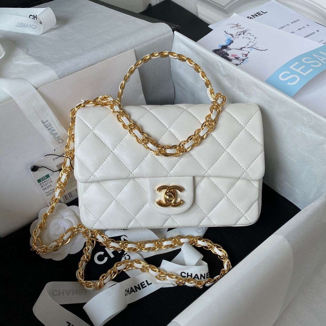 Chanel Flap Bag with Top Handle