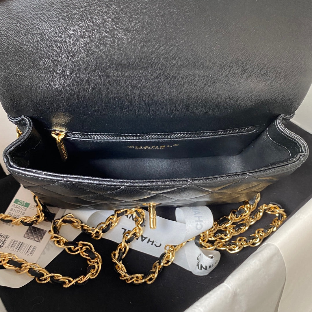 Chanel Flap Bag with Top Handle