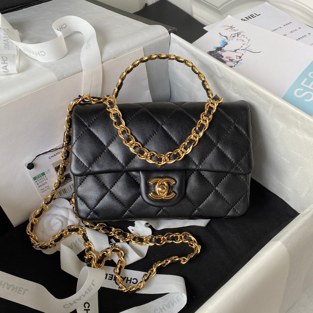 Chanel Flap Bag with Top Handle