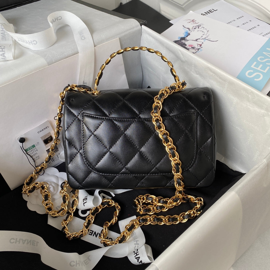 Chanel Flap Bag with Top Handle