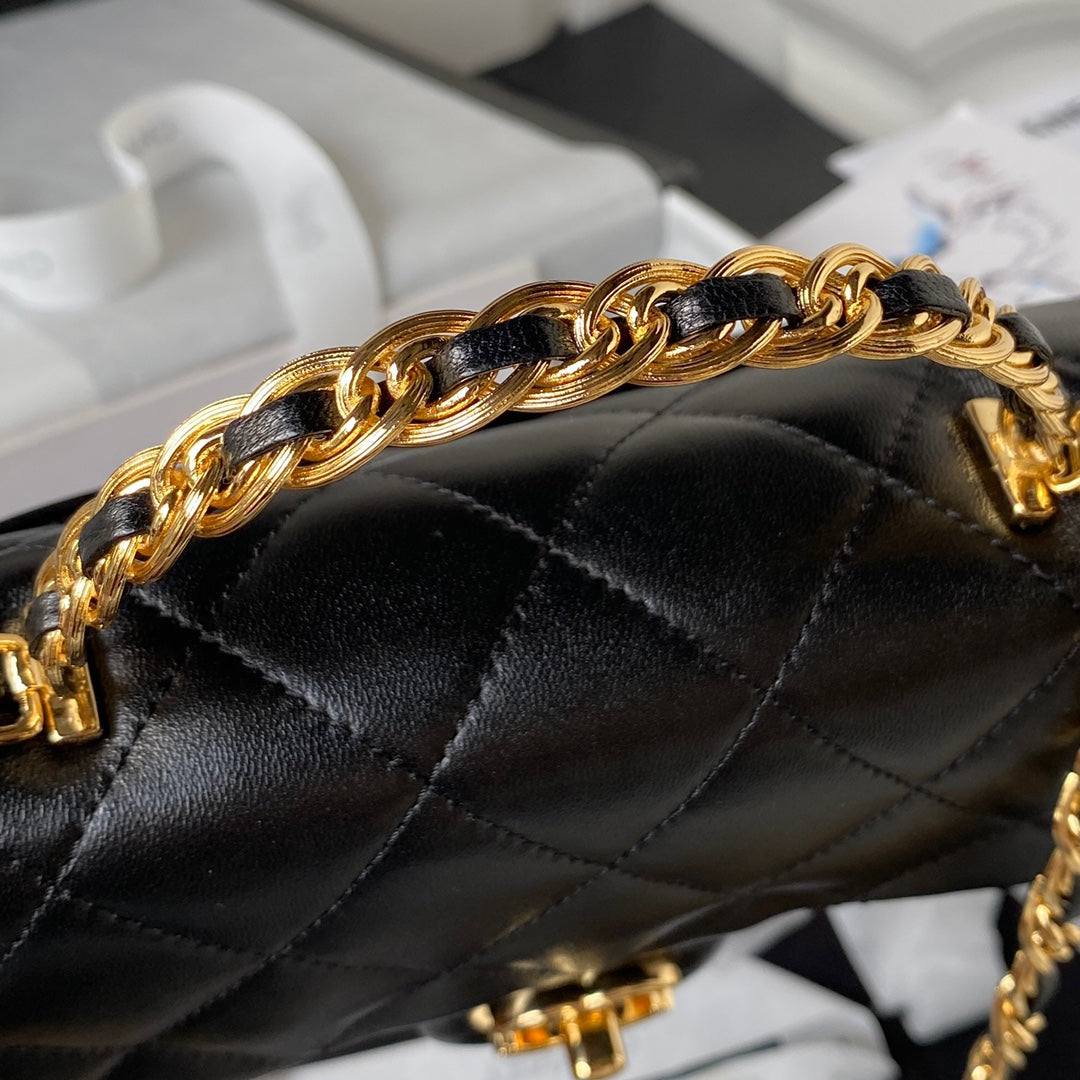 Chanel Flap Bag with Top Handle