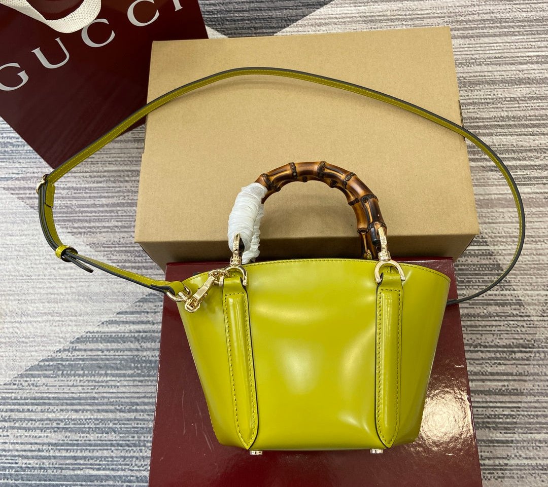 Gucci Mini bamboo top handle tote bag