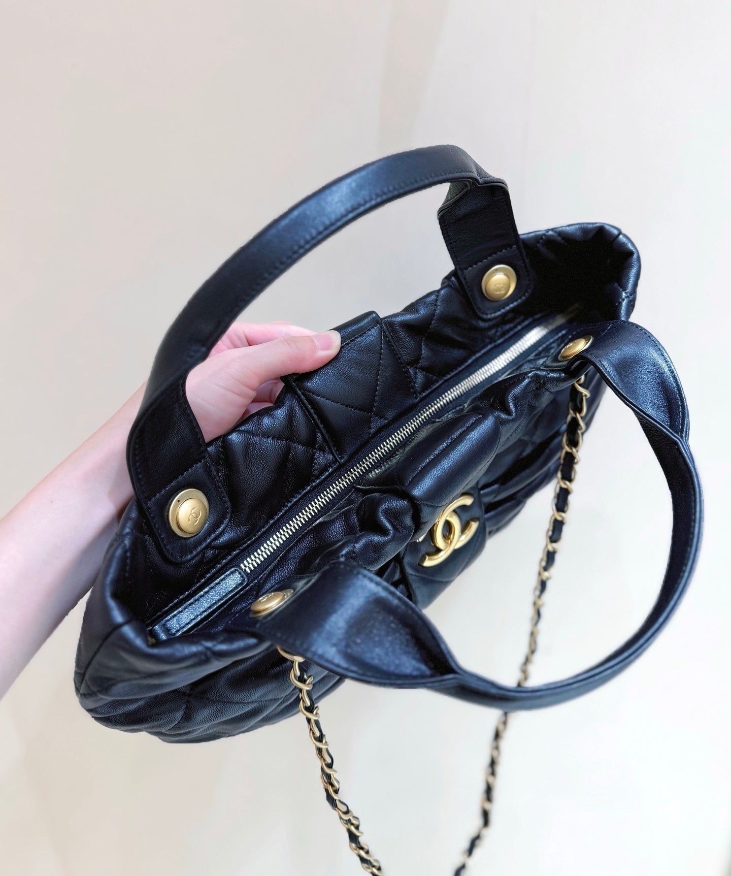 Chanel Large Leather Bow bag