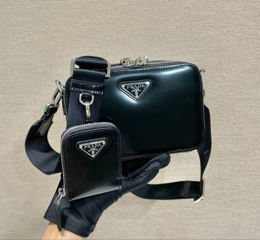 Prada Brique leather bag