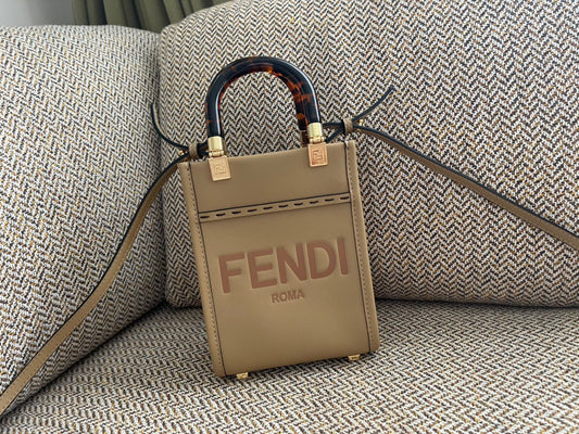 Fendi Mini Sunshine Shopper Tote Bag