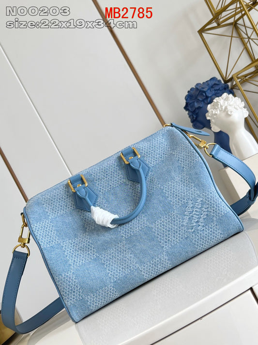 Louis Vuitton Speedy 30 Bandoulière denim