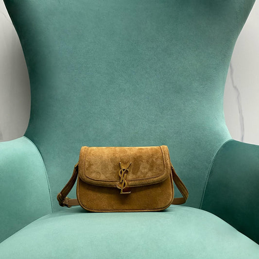 YSL SOLFERINO mini in BOX SAINT LAURENT in suede