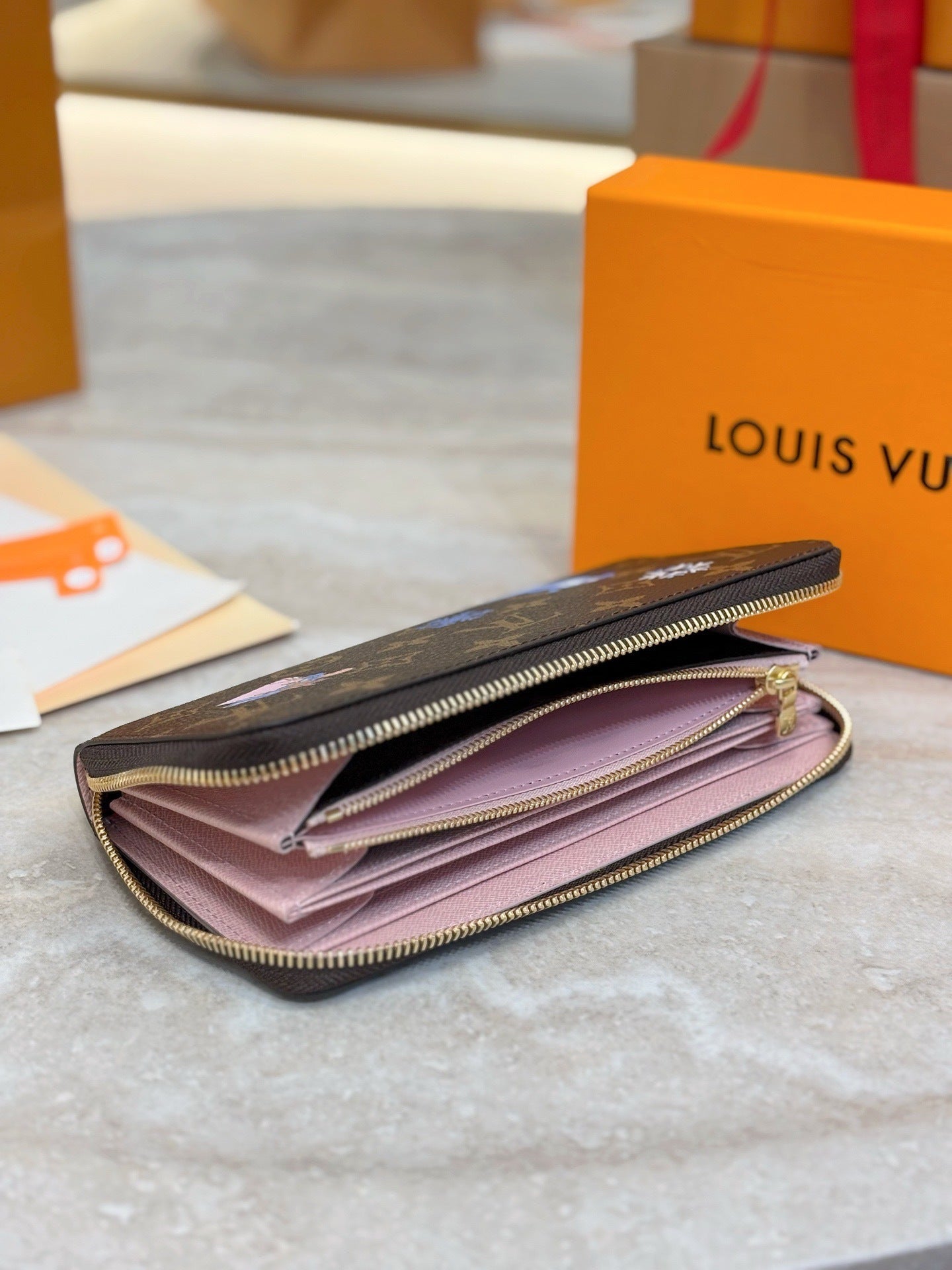 Louis Vuitton Zippy Wallet Vivienne Winter Holiday collection