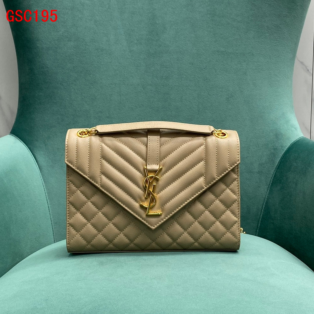 YSL Envelope Medium Chain Bag