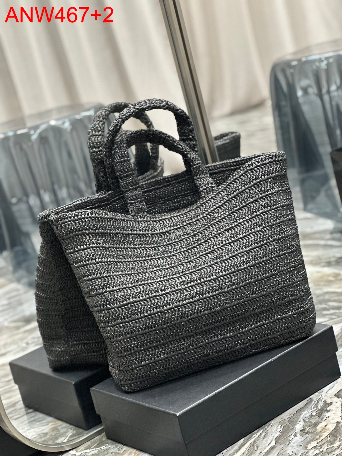 YSL Straw Tote bag