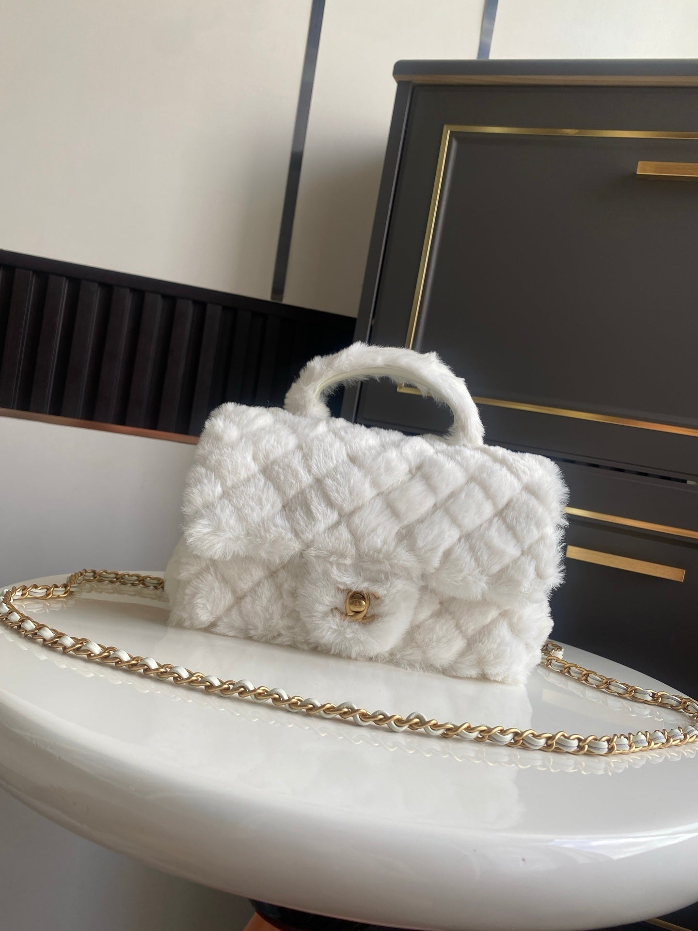 Chanel Fur Flap bag