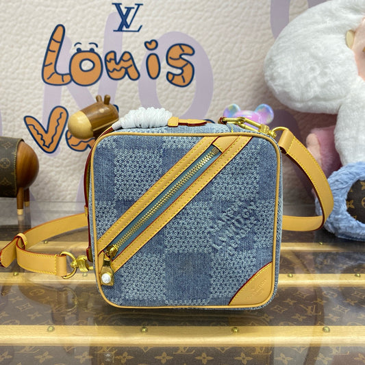 Louis Vuitton Chess Messenger Denim