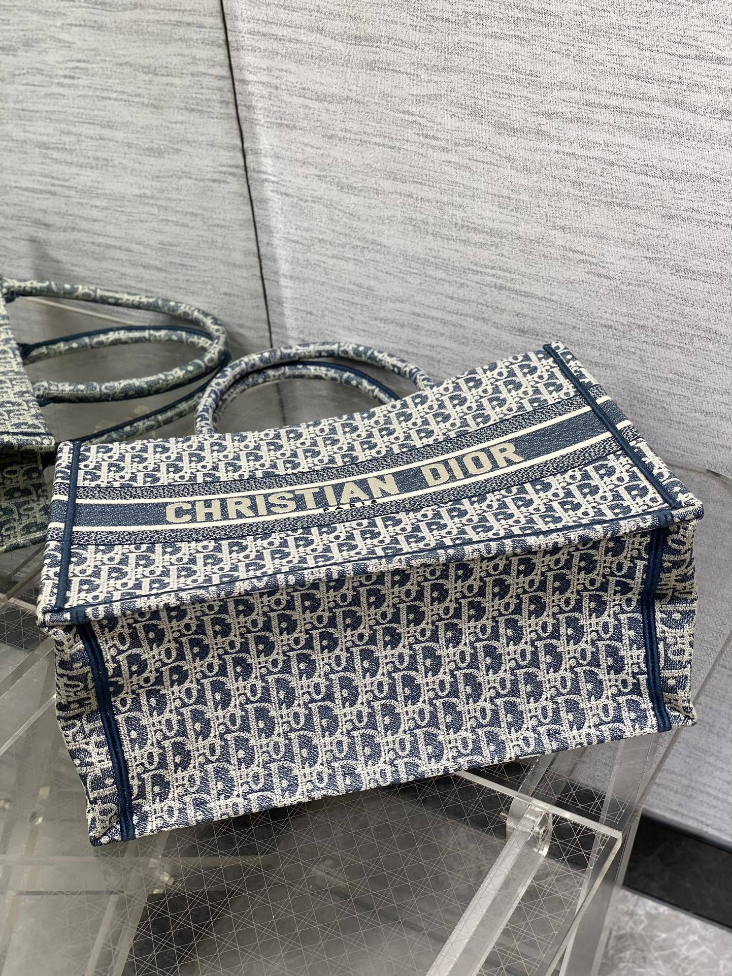 Dior Book Tote Denim Medium and Mini