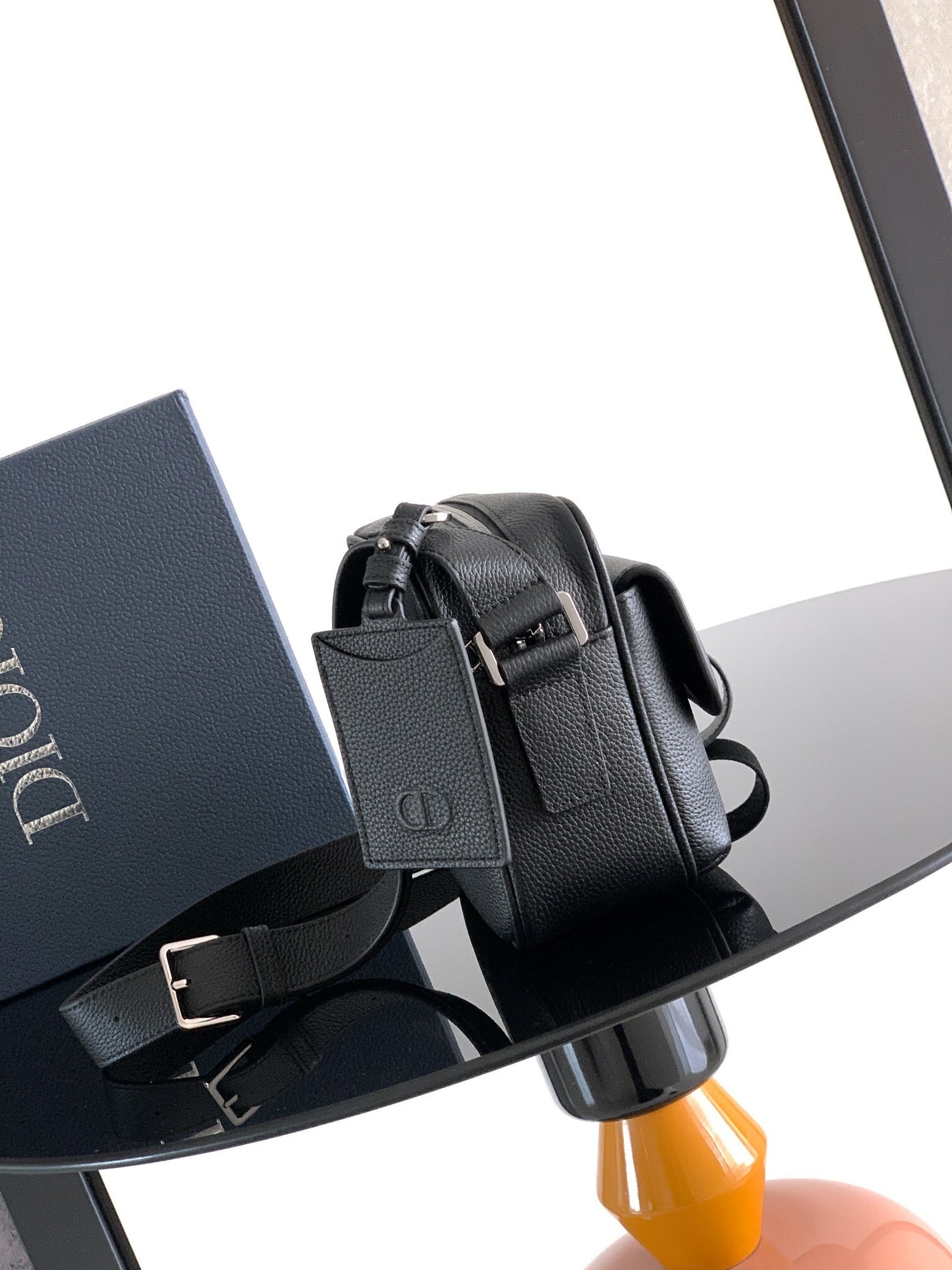 Dior CD Icon Zipped Messenger Bag