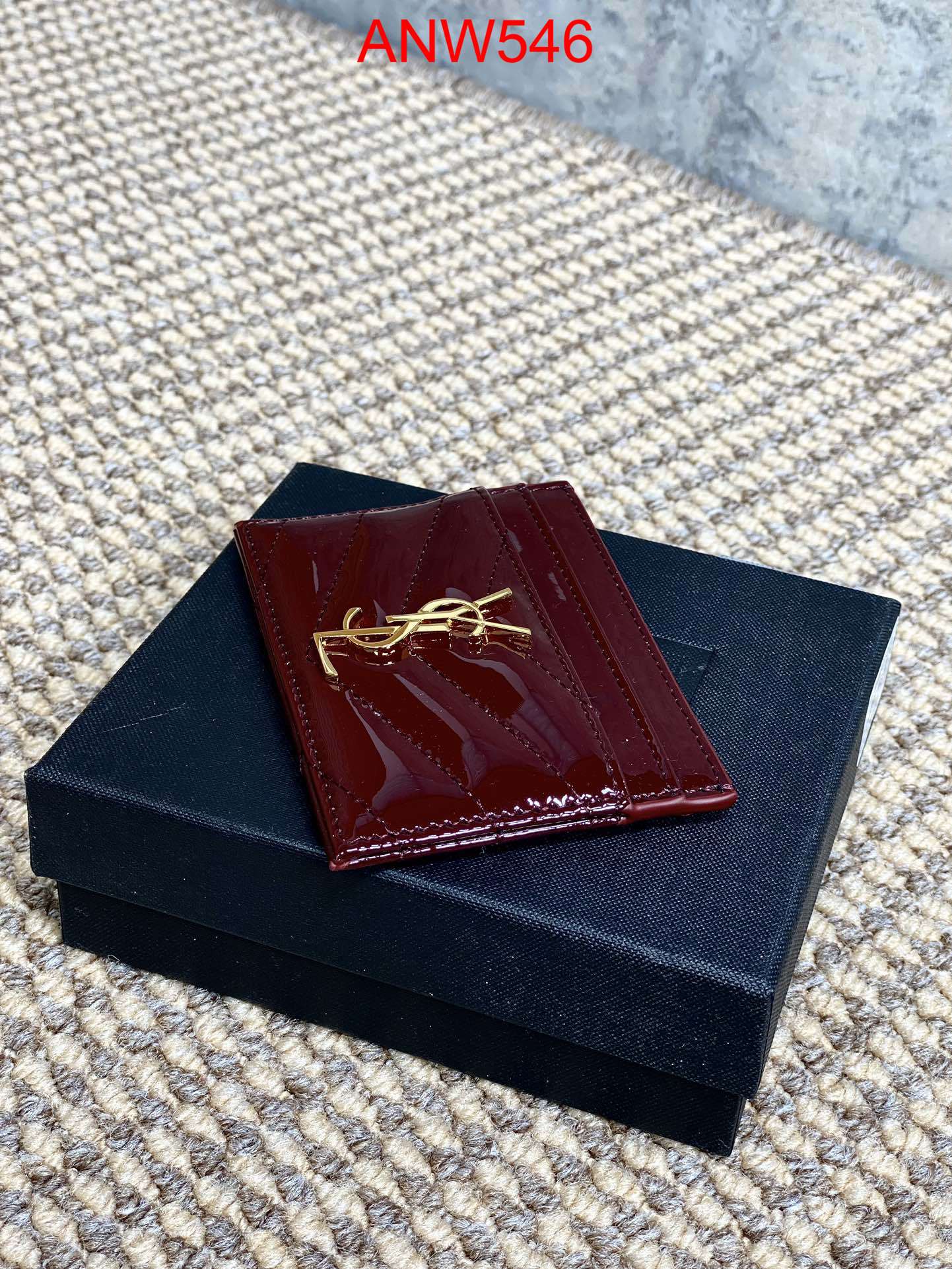 YSL Patent leather card holder