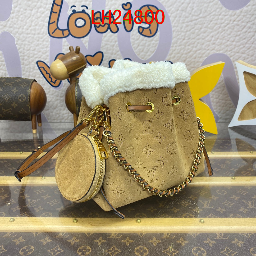 Louis Vuitton Mahina Suede Bella bag