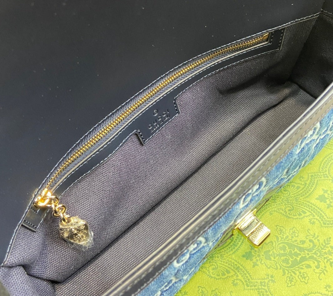 Gucci Denim Luce small bag