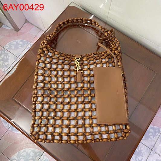 YSL LE 5 À 7 large in wood beads
