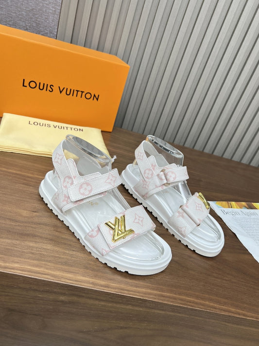Louis Vuitton Leather Sandals