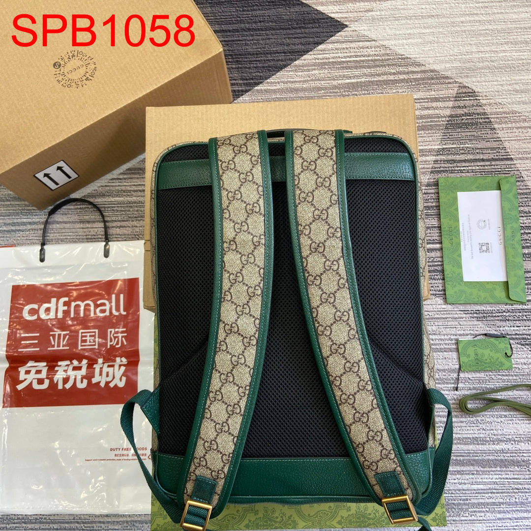 Gucci Medium Canvas Backpack