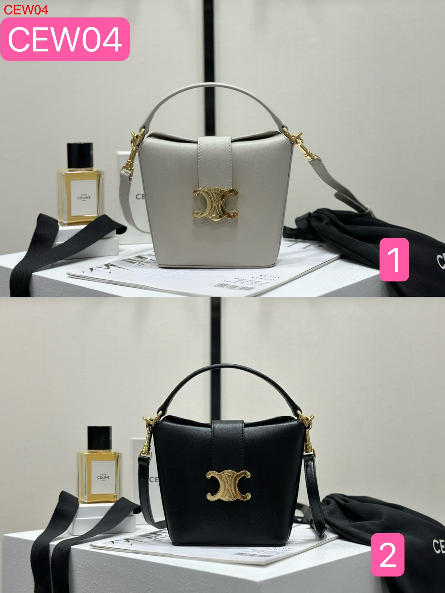 Celine Bucket Triomphe bag