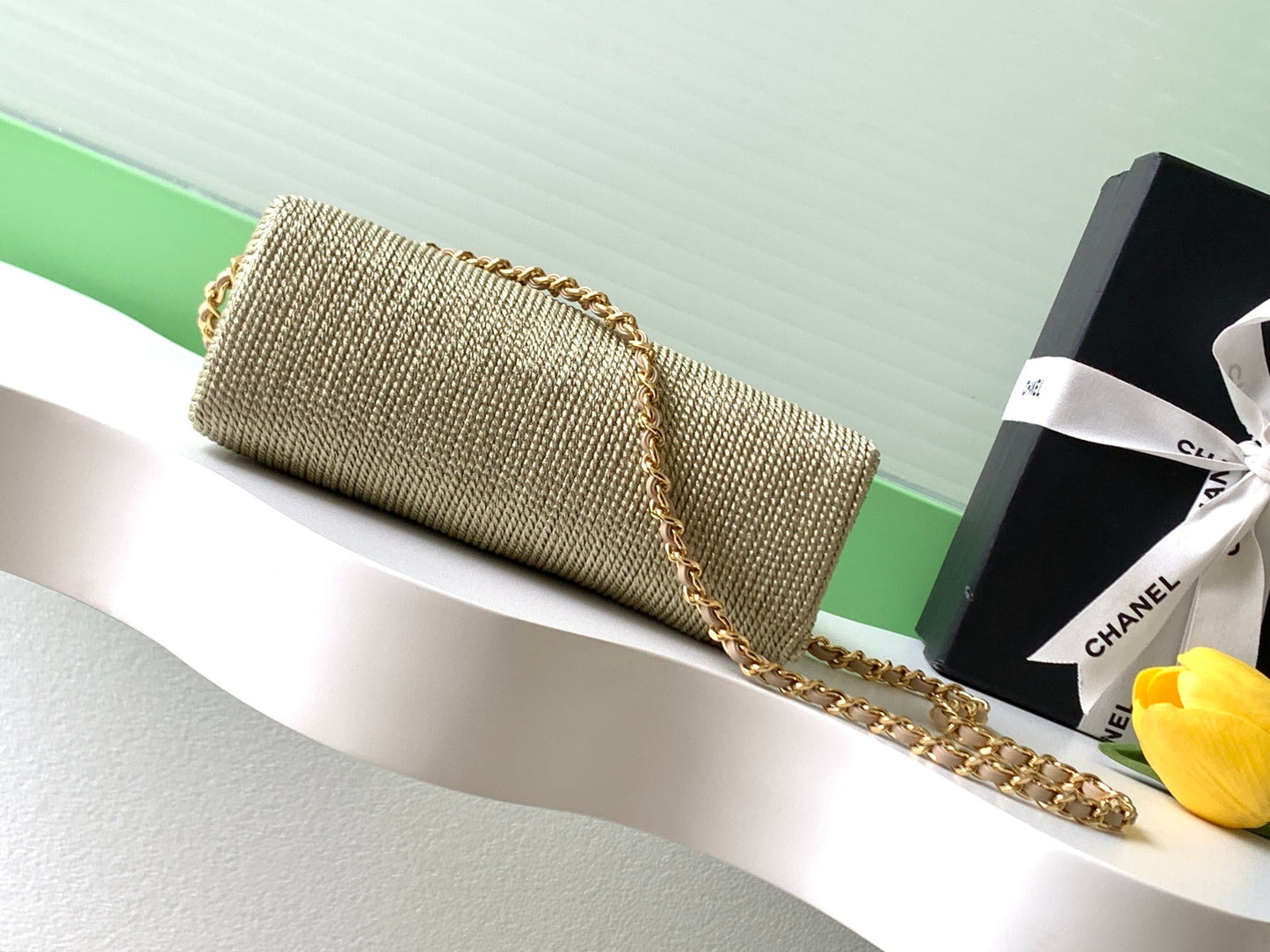 Chanel Top Handle Gold bag