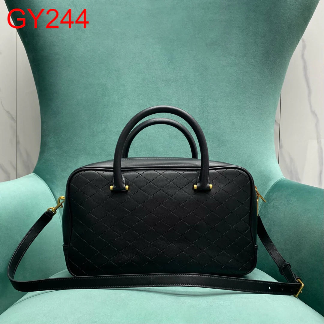 YSL LYIA DUFFLE IN QUILTED LAMBSKIN