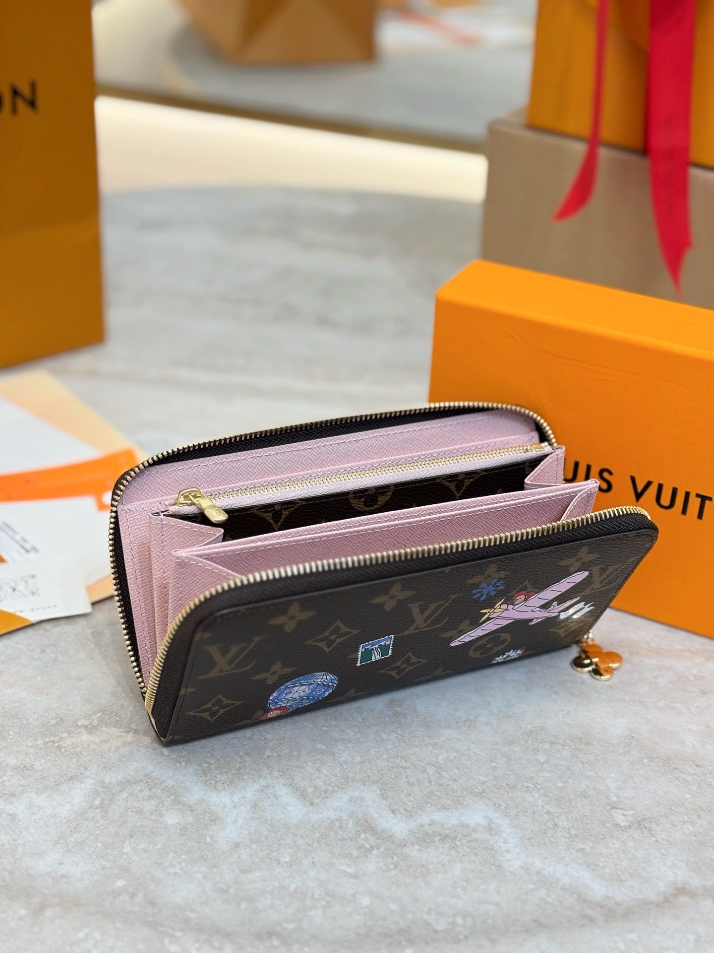 Louis Vuitton Zippy Wallet Vivienne Winter Holiday collection