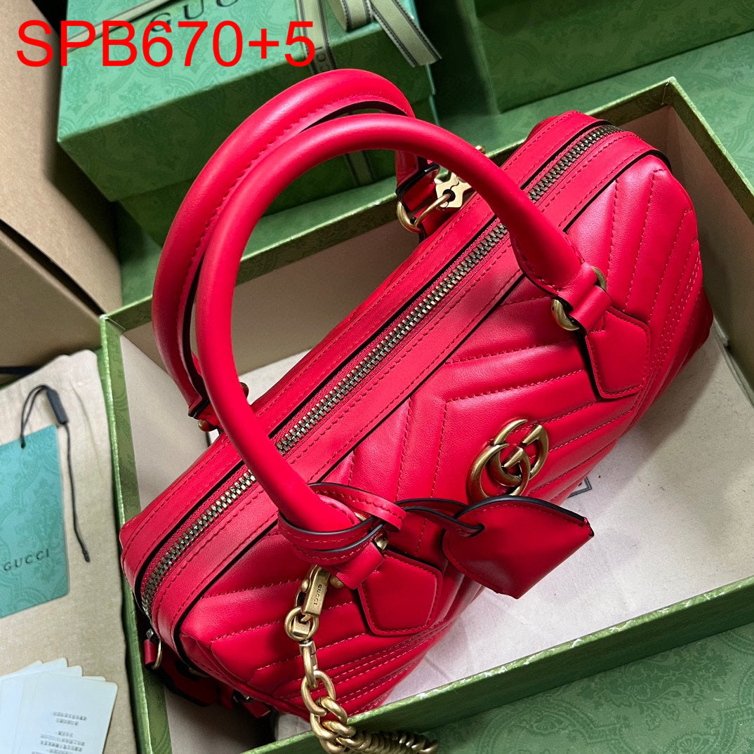 Gucci GG MARMONT SMALL TOP HANDLE BAG