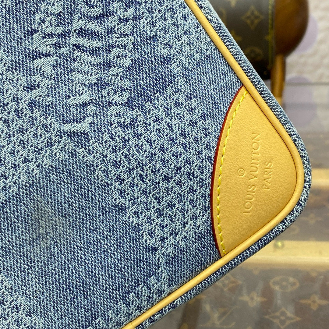 Louis Vuitton Chess Messenger Denim