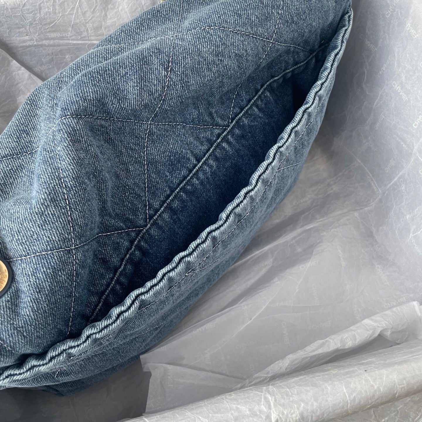 Chanel Maxi denim flap bag