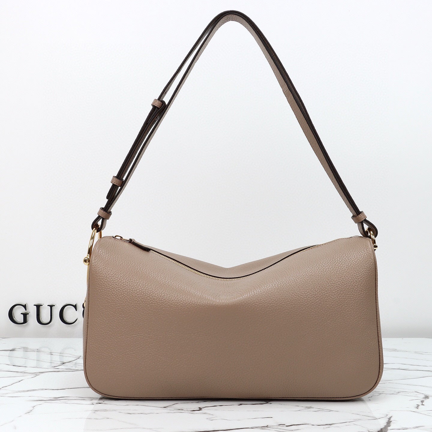 Gucci GG Large  Half Horsebit leather