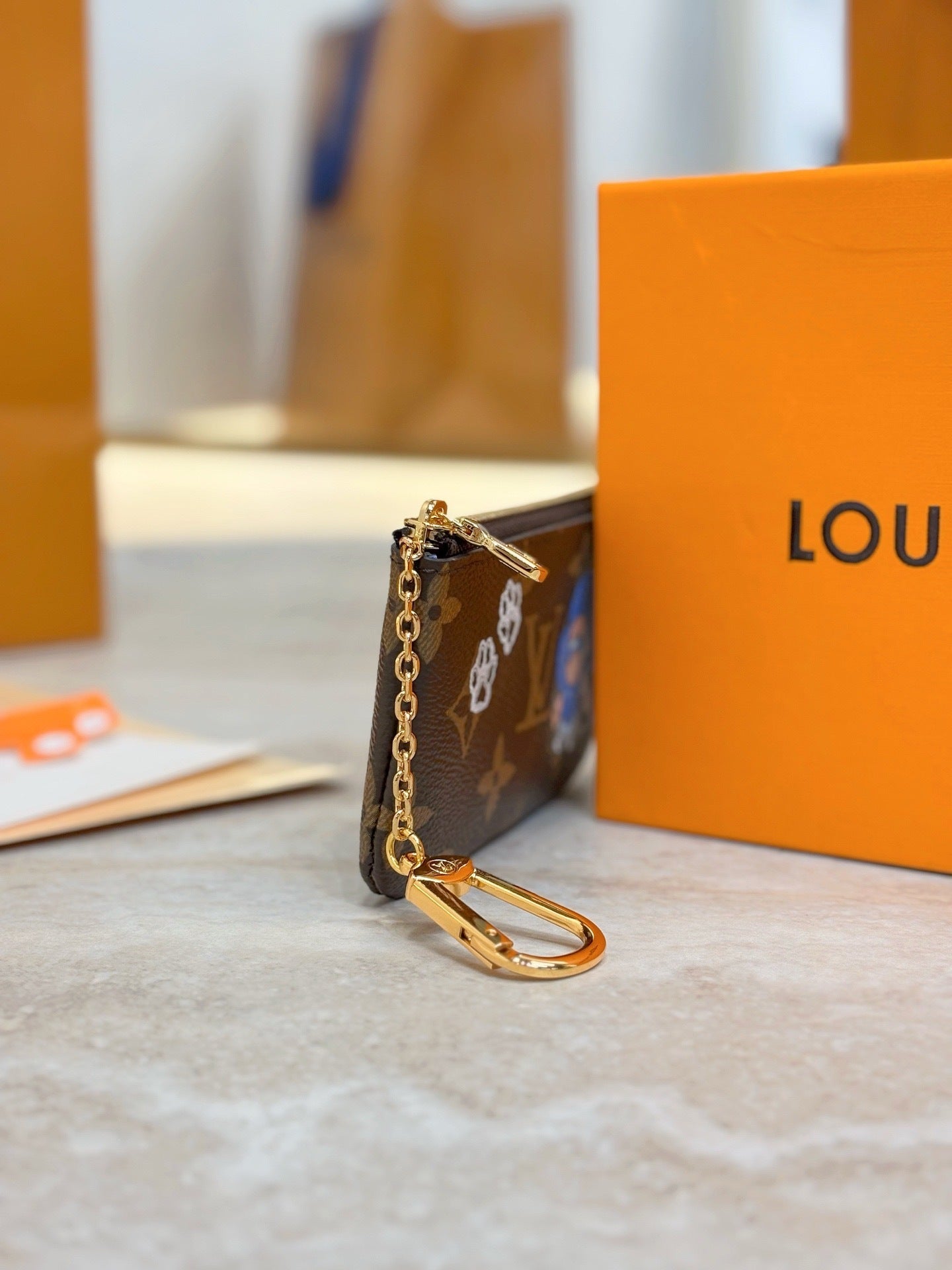 Louis Vuitton New Key Pouch Vivienne Winter Holiday collection